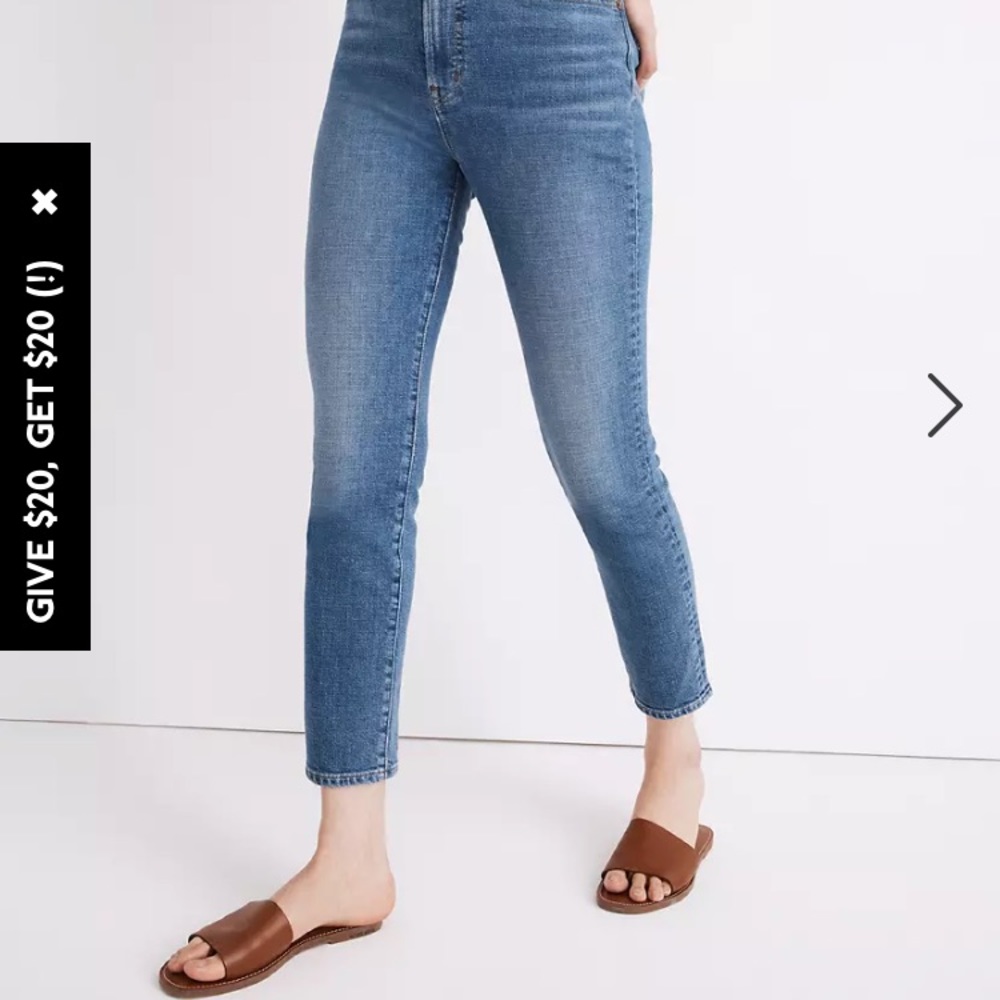 Madewell crop jean